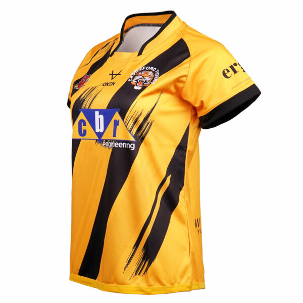Castleford Tigers 2025 Replica Home Shirt Ladies - Image 2
