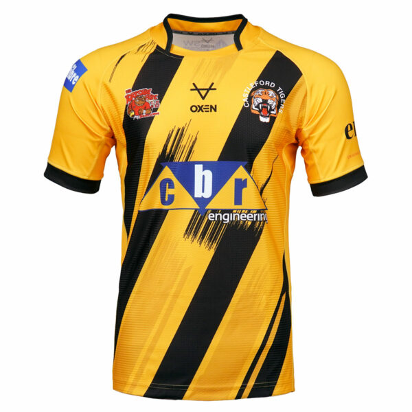 Castleford Tigers 2025 Retail Playing Home Shirt