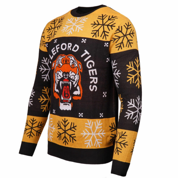 Castleford Tigers Logo Christmas Jumper - Image 2