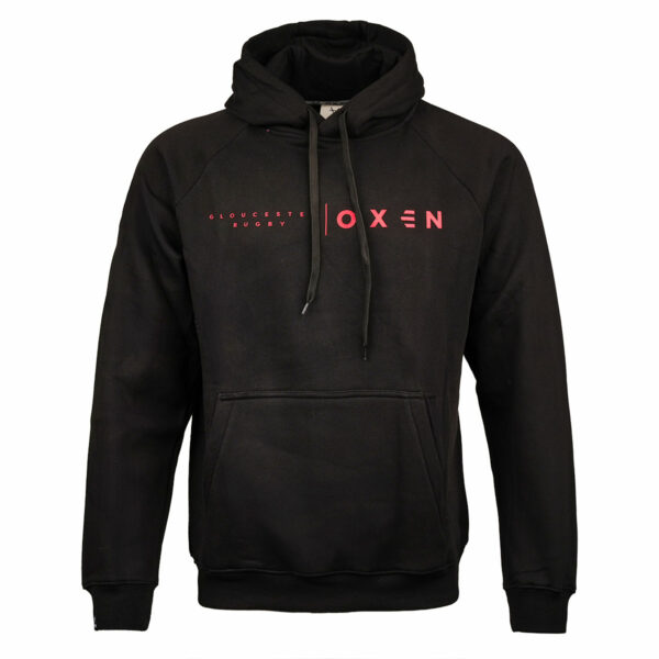 Gloucester Rugby 24/25 Red Text OH Hoody
