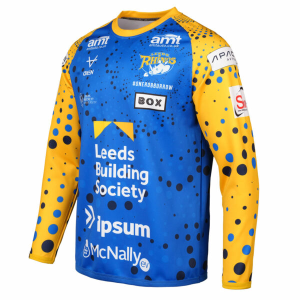 Leeds Rhinos 2025 Principal Warm Up Sweatshirt - Image 2