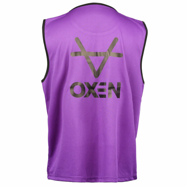 Oxen Purple Adult Bib - Image 3