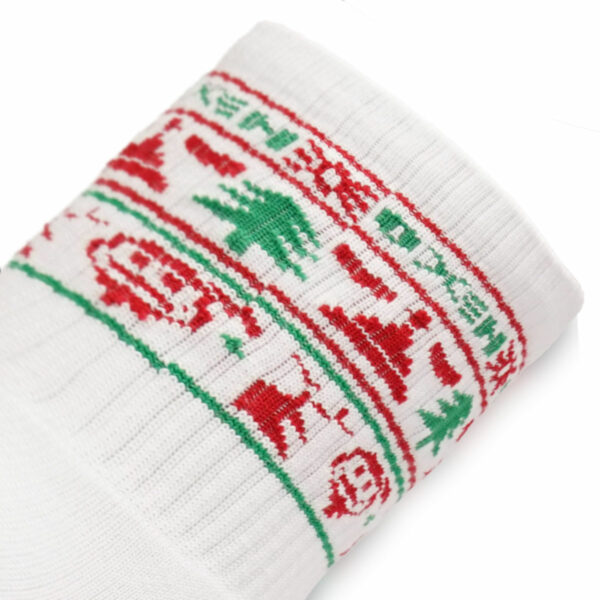 Oxen Christmas Socks White - Image 2
