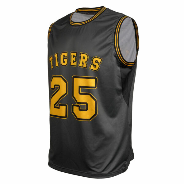 Castleford Tigers 2025 Home BB Vest  Charcoal - Image 2