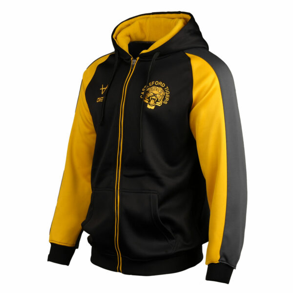 Castleford Tigers 2025 Home FZ Hoody JNR - Image 2