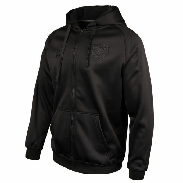 Gloucester Rugby 24/25 Blackout FZ Hoody Ladies - Image 2