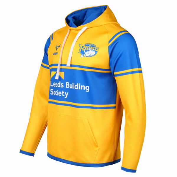 Leeds Rhinos 2025 Amber Alternate Kit Hoody - Image 2