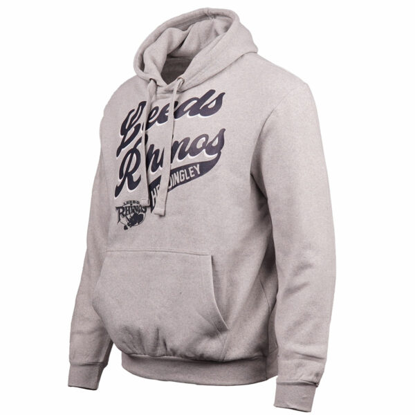 Leeds Rhinos Essential OH Hoody Grey - Image 2