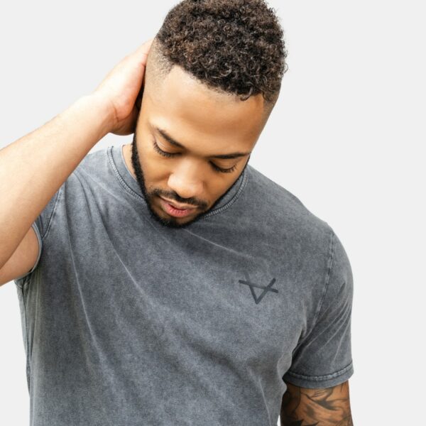Oxen Washed Tee Black - Image 2