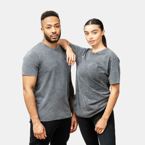 Oxen Washed Tee Black - Image 4