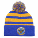 Shrewsbury Town Hooped Bobble Hat