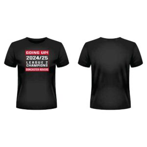 Doncaster Rovers Champions Block Tee Blk