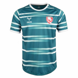 Gloucester Rugby 24/25 Hoops Away Training Tee JNR