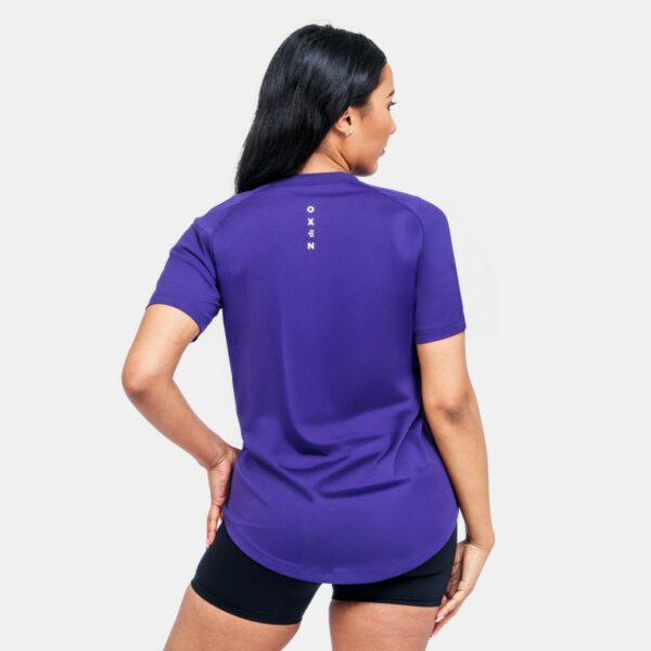Oxen Endure Tee Deep Plum Unisex - Image 2