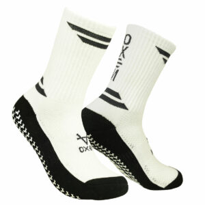Oxen Grip Socks White/Black JNR