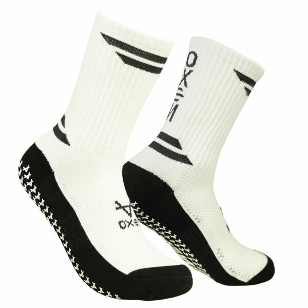 Oxen Grip Socks White/Black JNR
