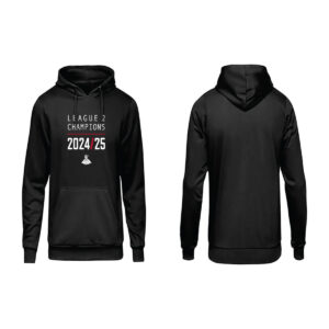 Doncaster Rovers Champions Text Hoody Blk