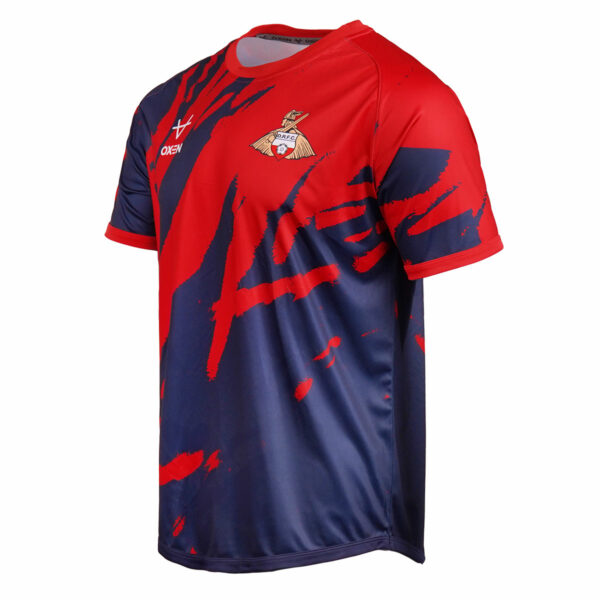 Doncaster Rovers 25/26 Home Warm Up T-Shirt - Image 2