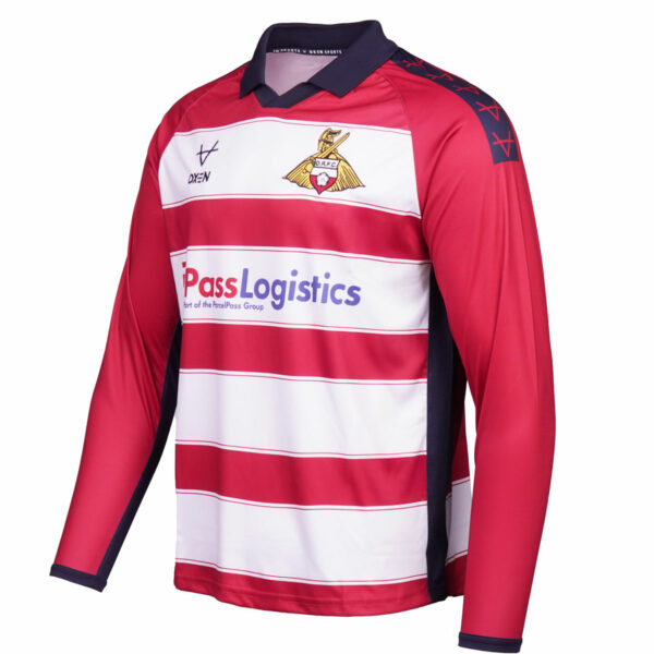 Doncaster Rovers 25/26 L/S Replica Home Shirt - Image 2