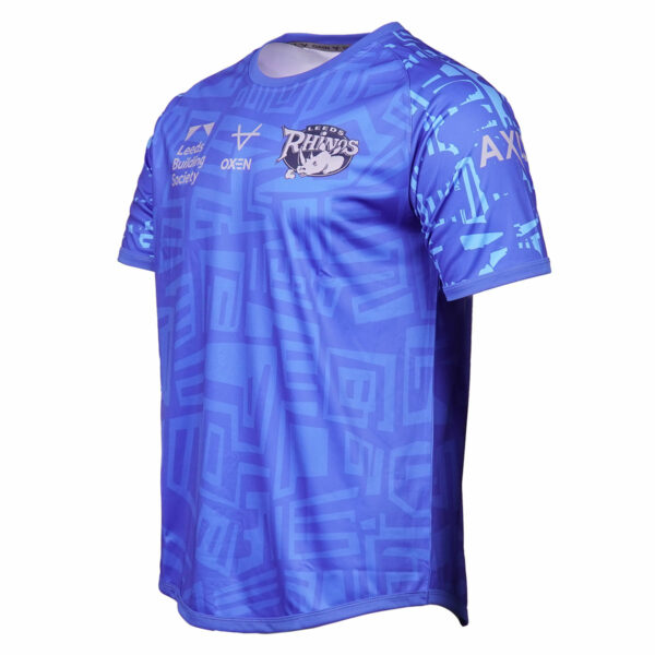 Leeds Rhinos 2025 Royal/Ocean Tee JNR - Image 2
