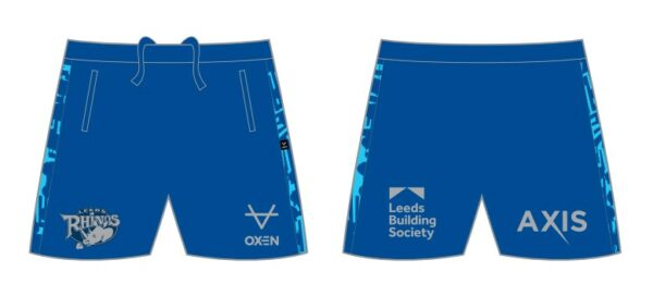 Leeds Rhinos 2025 Royal/Ocean Shorts - Image 2