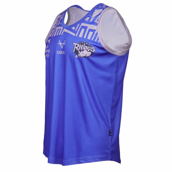 Leeds Rhinos 2025 Royal/Silver Singlet - Image 2