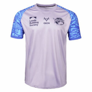 Leeds Rhinos 2025 Silver/Ocean Tee JNR