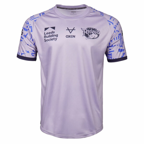 Leeds Rhinos 2025 Silver/Royal Tee