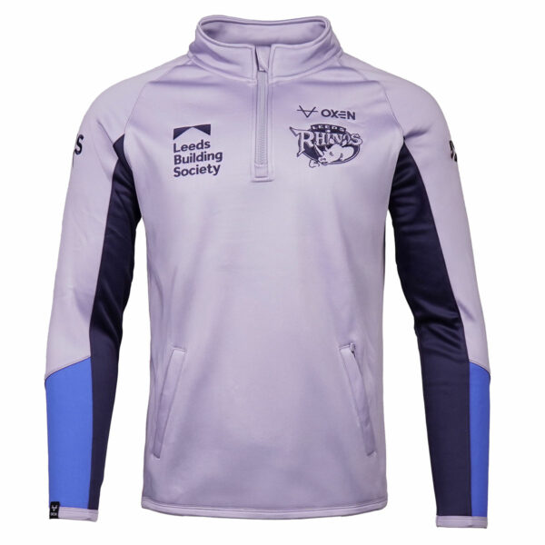Leeds Rhinos 2025 Silver QZ Jacket