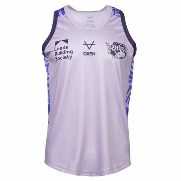 Leeds Rhinos 2025 Silver Singlet