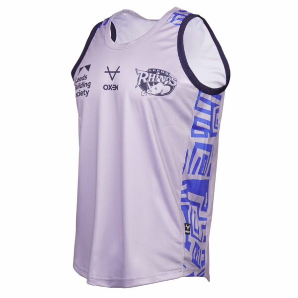 Leeds Rhinos 2025 Silver Singlet - Image 2