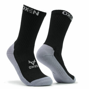 Oxen Blk/Grey Sports Socks JNR