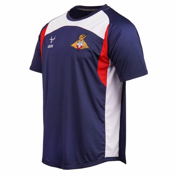 Doncaster Rovers 25/26 Coaches Navy Training Tee JNR - Image 2