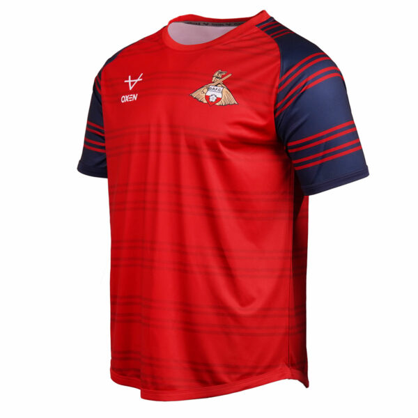 Doncaster Rovers 25/26 Hooped Training Tee JNR - Image 2