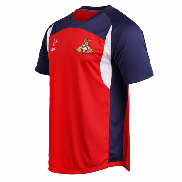 Doncaster Rovers 25/26 Players Red Training Tee - Image 2