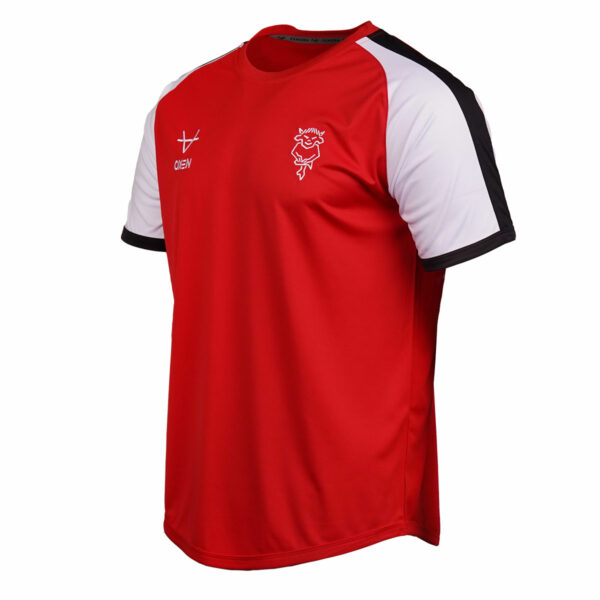 Lincoln City 25/26 Players Red/Wht Training Tee - Image 2