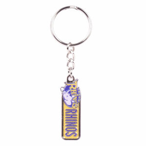 Leeds Rhinos Crest/Text Key Ring