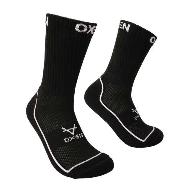 Oxen Black/White Sports Socks