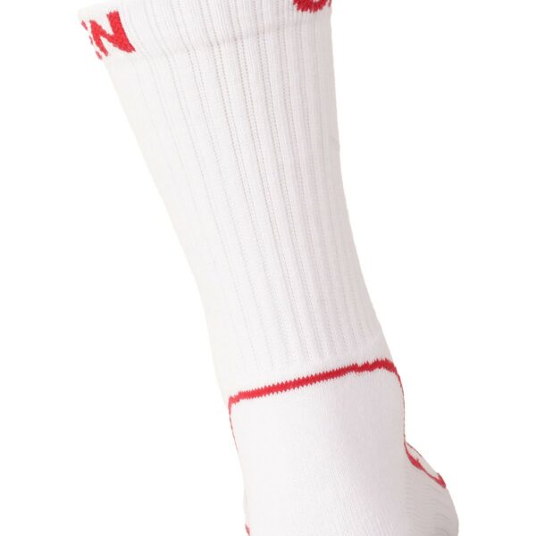 Oxen Sports Socks Wht/Red JNR - Image 2