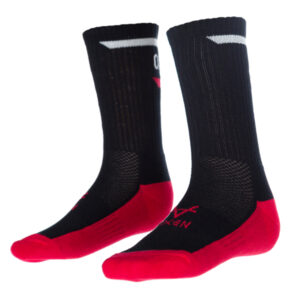 Oxen Stripe Sports Socks Black/Red/White
