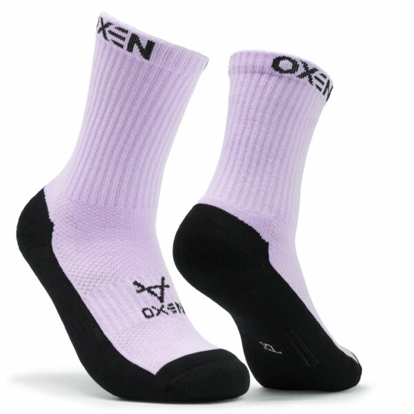 Oxen Violet/Blk Sports Socks