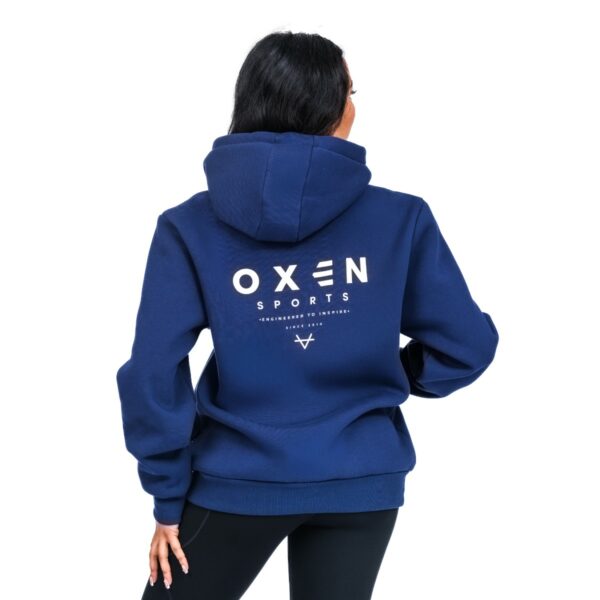 Oxen Vital Navy Cotton Hoody - Image 4