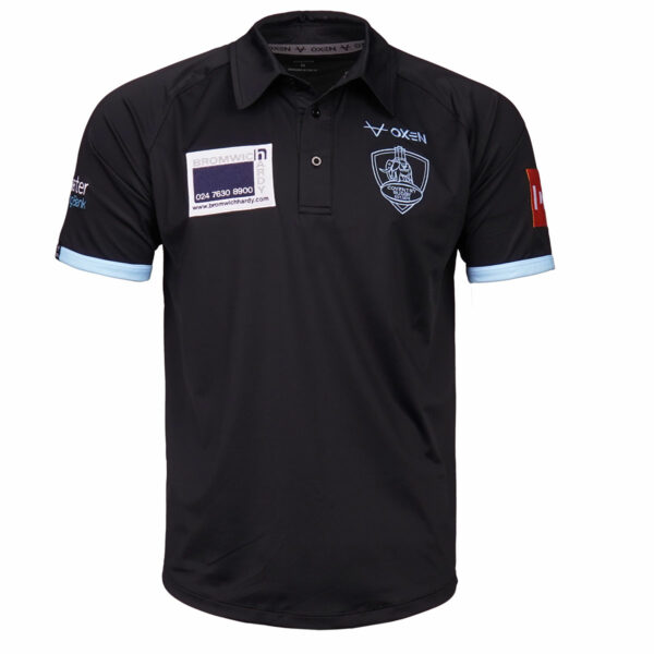 Coventry Rugby 25/26 Black Polo Shirt