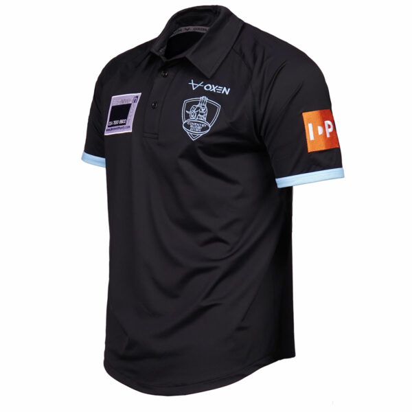 Coventry Rugby 25/26 Black Polo Shirt - Image 2