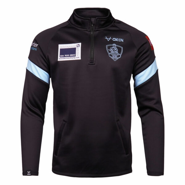 Coventry Rugby 25/26 Black QZ Jacket JNR