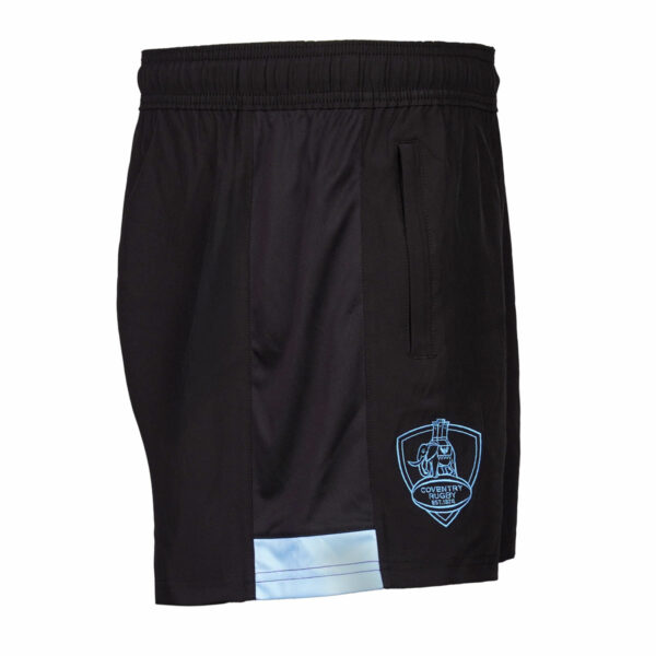 Coventry Rugby 25/26 Black Training Shorts - Image 2