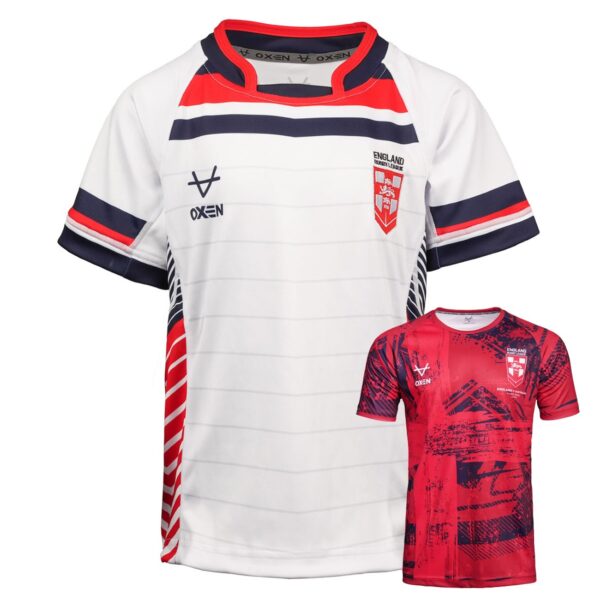 England RL 24/25 Test Series Shirt JNR & Free Ashes Tee