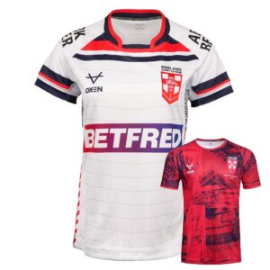England RL 24/25 Test Series Shirt Ladies & Free Ashes Tee