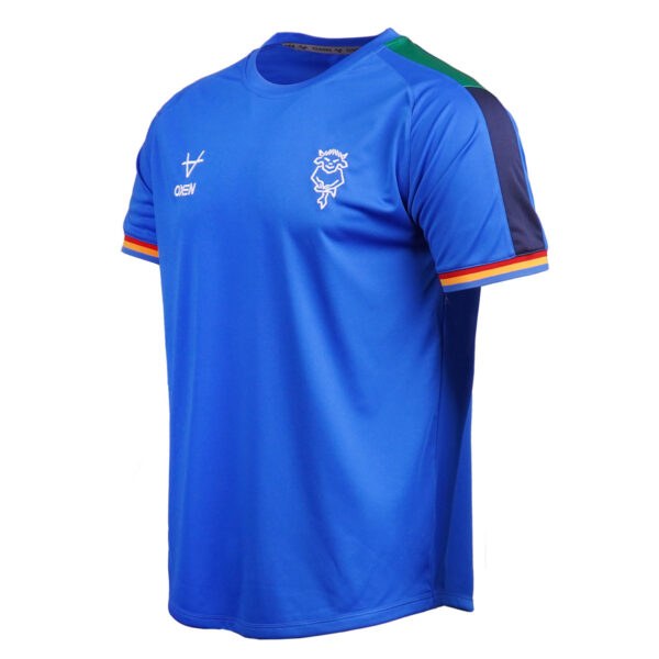 Lincoln City 25/26 Away Blue Training Tee JNR - Image 2