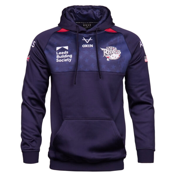 Leeds Rhinos 2026 USA OH Hoody Nvy